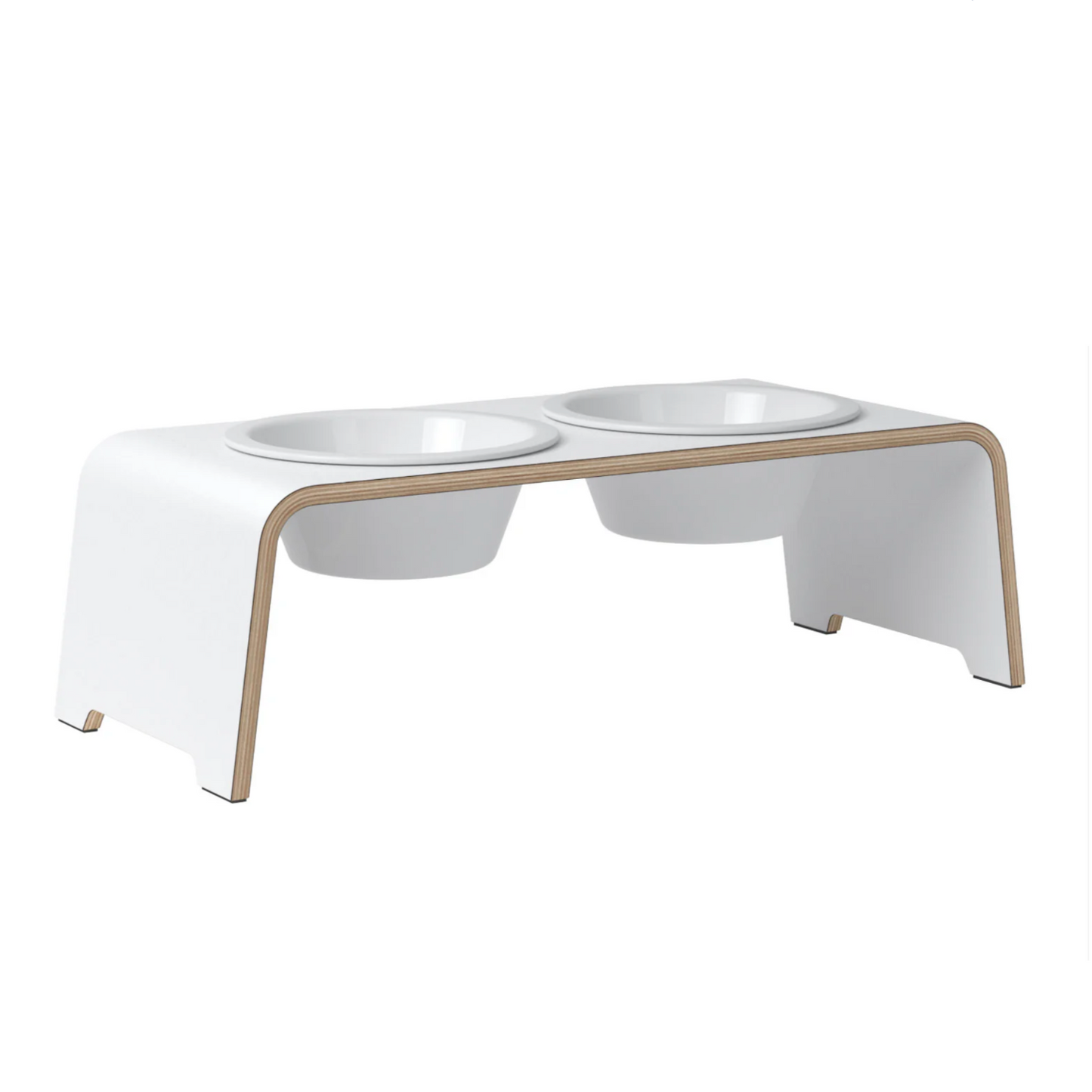 dogBar® - HPL weiss mit Porzellan