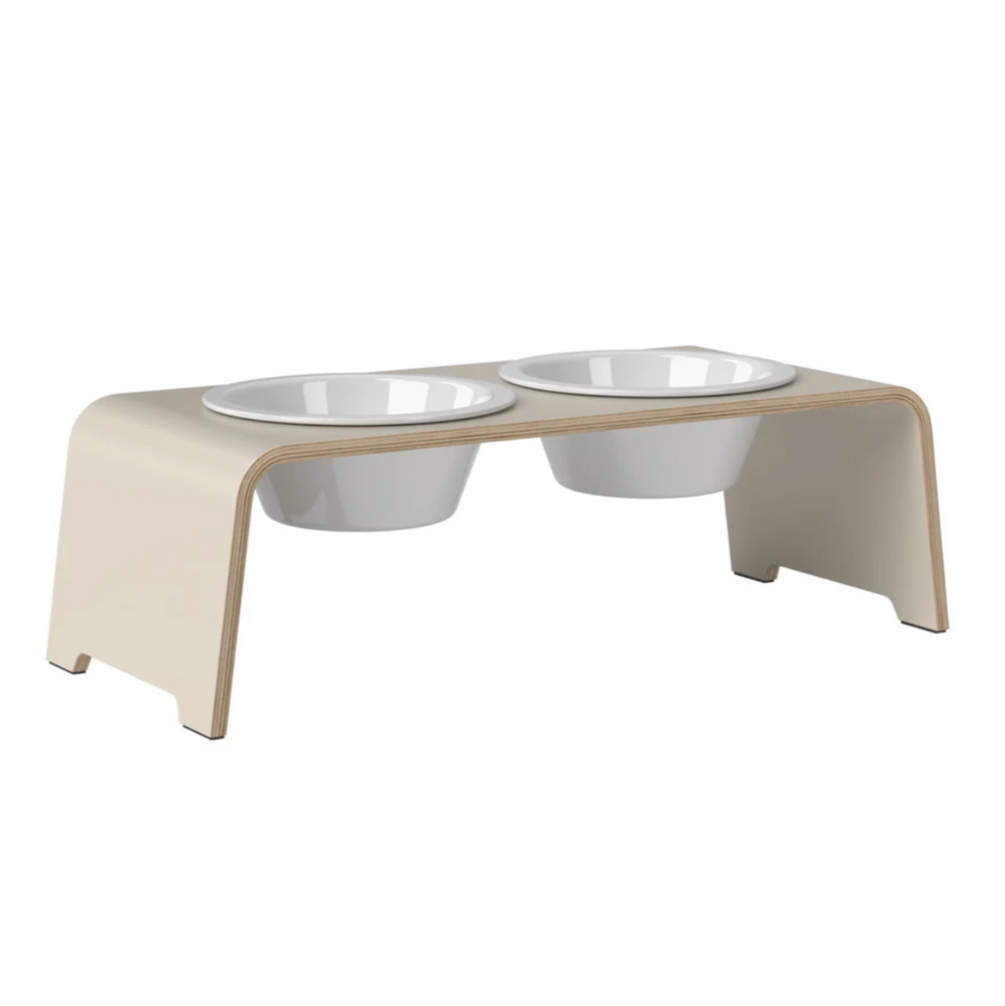 dogBar® - HPL cashmere grey mit Porzellan