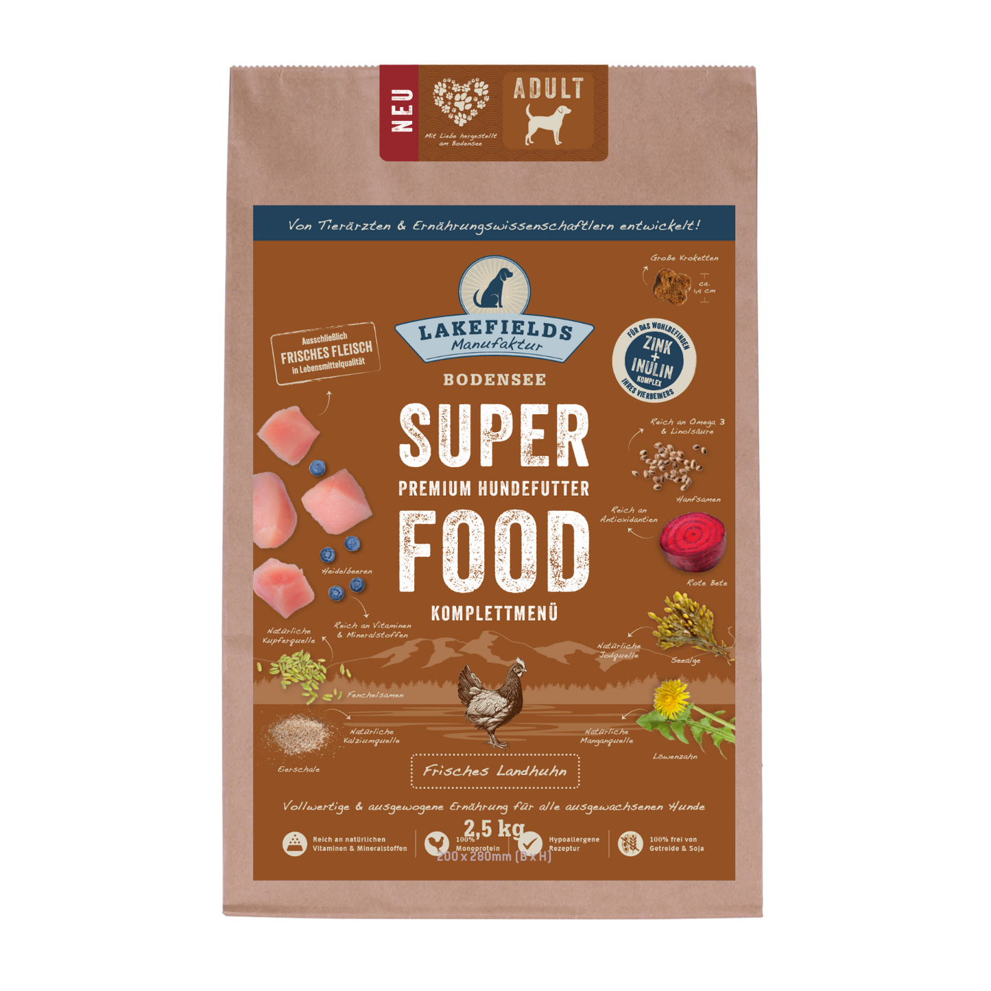 Lakefields SuperFood Trockenfutter Premium