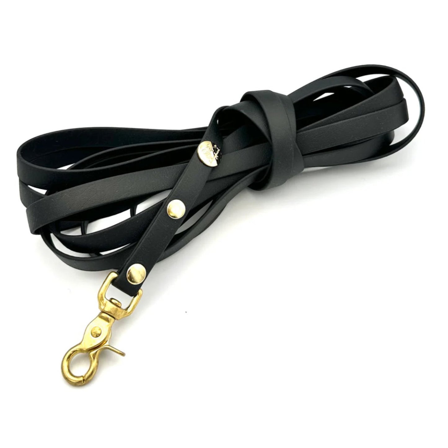 no.4 Schleppleine Schwarz/Gold
