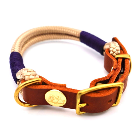 no.7 Tau-Leder-Halsband