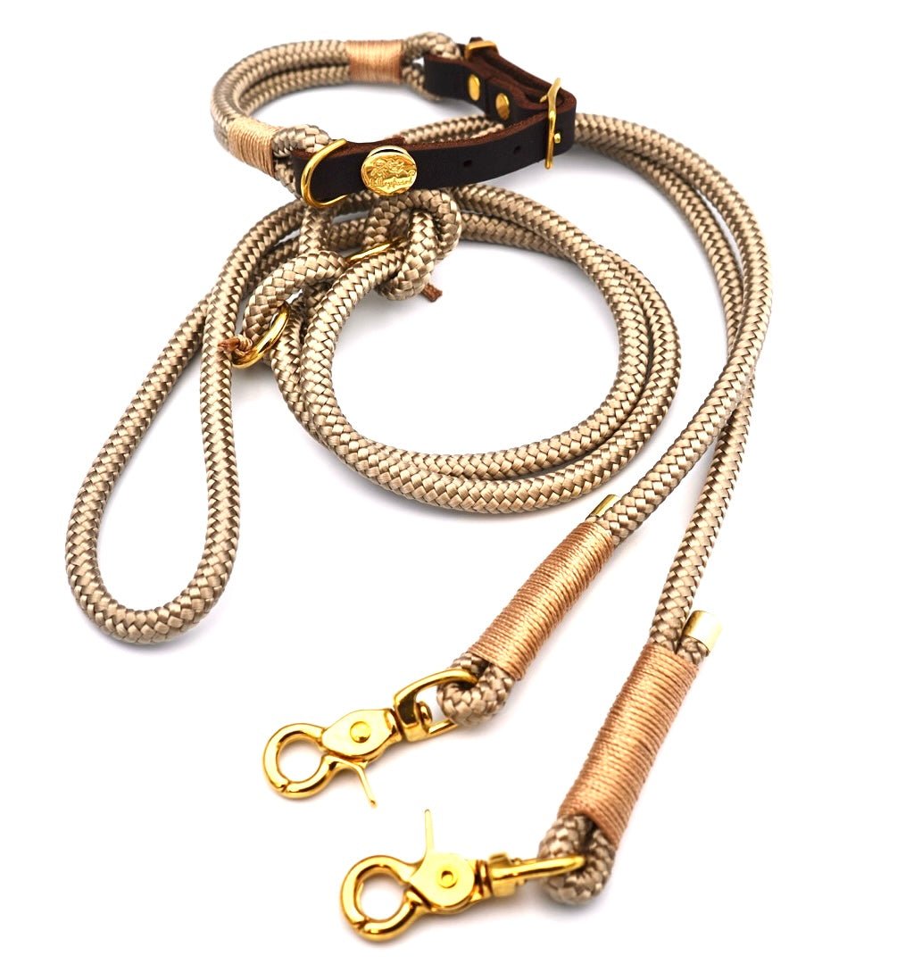 no.5 Tau-Leder-Halsband