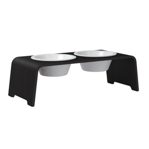 dogBar® - Holz Eiche dunkel mit Porzellan