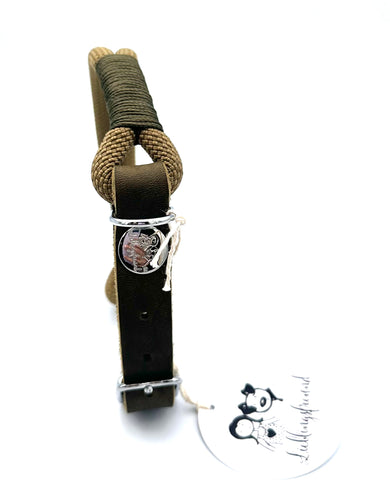 no.24 Tau-Leder-Halsband