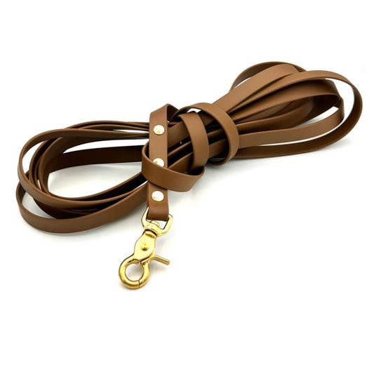 no.1 Schleppleine Braun/Gold