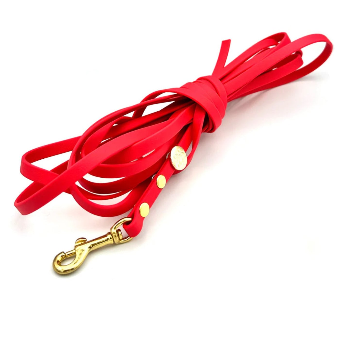 no.6 Schleppleine Rot/Gold