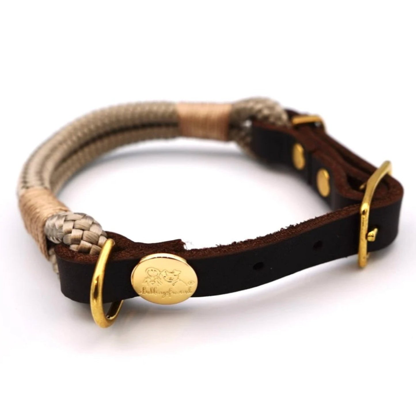 no.5 Tau-Leder-Halsband