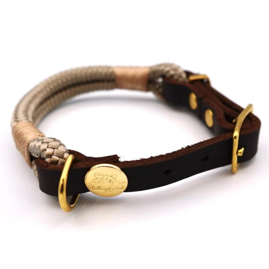 no.5 Tau-Leder-Halsband