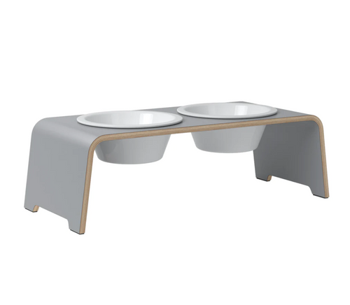 dogBar® - HPL grau mit Porzellan