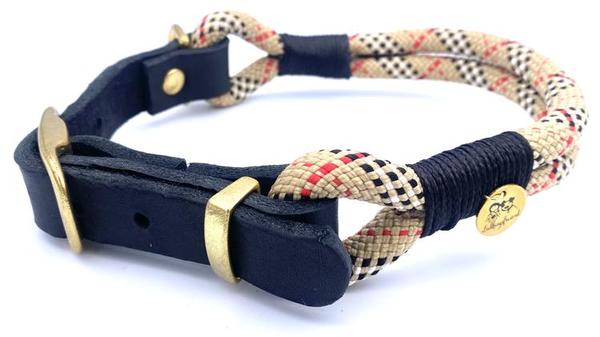no.14 Tau-Leder-Halsband